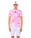 Pánské tričko Hydrogen  Tech Camo Tee Fuchsia/White