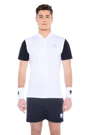 Pánské tričko Hydrogen Tech Zipped Polo White/Blue