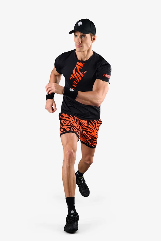 Pánské tričko Hydrogen  Tiger Tech Tee Black/Orange Tiger