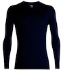 Pánské tričko Icebreaker  200 Oasis LS Crewe Midnight Navy XXL