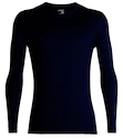 Pánské tričko Icebreaker  200 Oasis LS Crewe Midnight Navy XXL