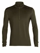 Pánské tričko Icebreaker  M 260 Tech LS Half Zip Loden