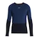 Pánské tričko Icebreaker Merino 200 Sonebula LS Crewe Mid Navy/Royal Navy/Snow/Cb