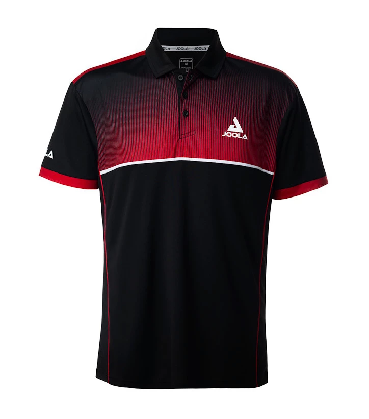 Pánské tričko Joola  Shirt Edge Black/Red