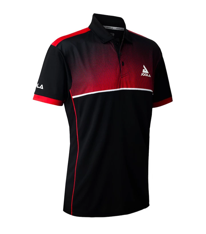 Pánské tričko Joola  Shirt Edge Black/Red