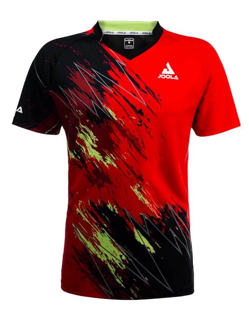 Pánské tričko Joola  Shirt Elanus Black/Red