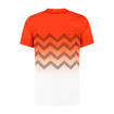 Pánské tričko K-Swiss  Hypercourt Print Crew Spicy Orange/White