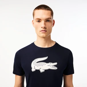 Pánské tričko Lacoste  Big Logo Core Performance T-Shirt Navy Blue/White L