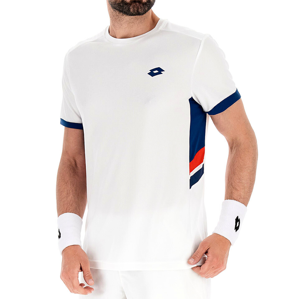Pánské tričko Lotto  Squadra III Tee Bright White M - thumb (2)