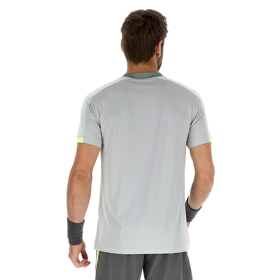 Pánské tričko Lotto  Tech IV - D1 Tee Glacier Gray XL - thumb (2)