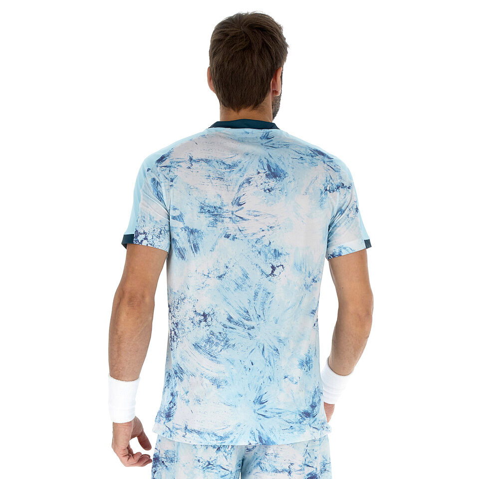 Pánské tričko Lotto  Tech IV - D2 Tee Spun Sugar Blu M - thumb (1)