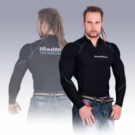 Pánské tričko MadMax MSW903 Black/Green