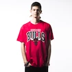 Pánské tričko Mitchell & Ness Team Arch Red NBA Chicago Bulls