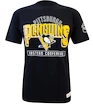 Pánské tričko Mitchell & Ness Wall Pass Tailored NHL Pittsburgh Penguins