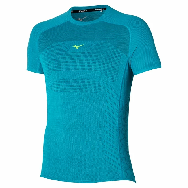 Pánské tričko Mizuno  Aero Tee Algiers Blue