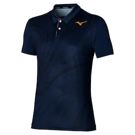 Pánské tričko Mizuno Charge Shadow Polo Pageant Blue