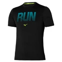 Pánské tričko Mizuno  Core Graphic RUN Tee Black