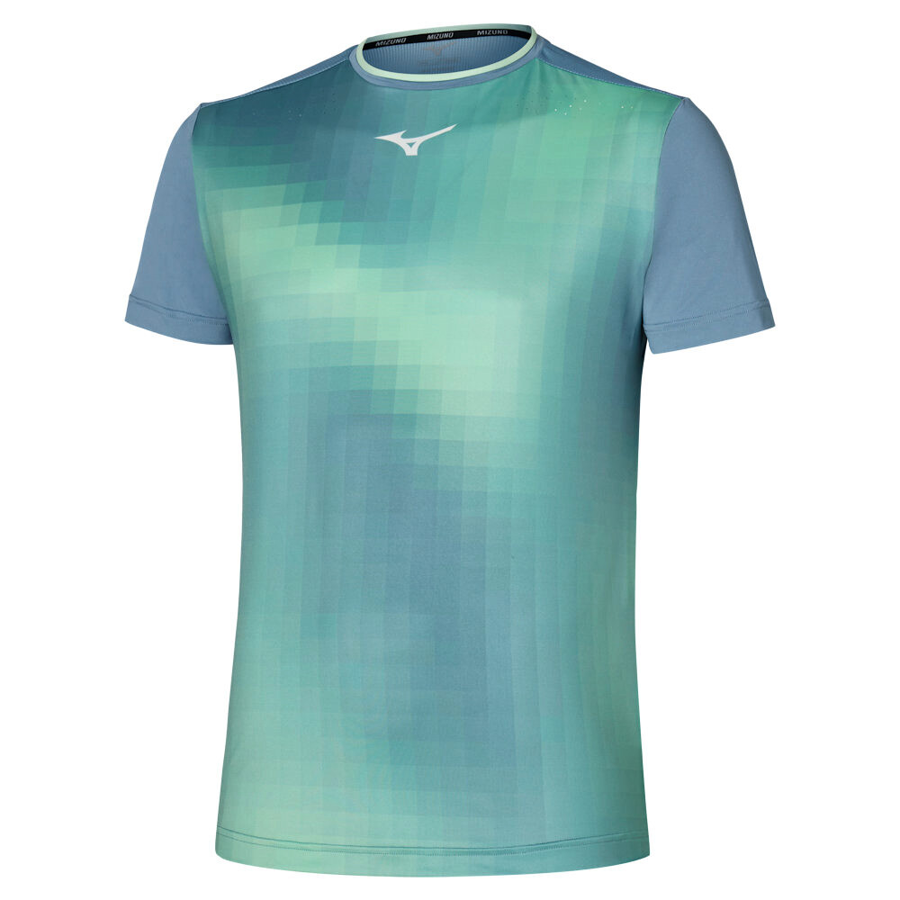 Product detail of Pánské tričko Mizuno  Frontier Shadow Graphic Tee M Citadel  L