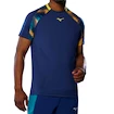 Pánské tričko Mizuno  Frontier Shadow Tee M Bellwether Blue  XXL