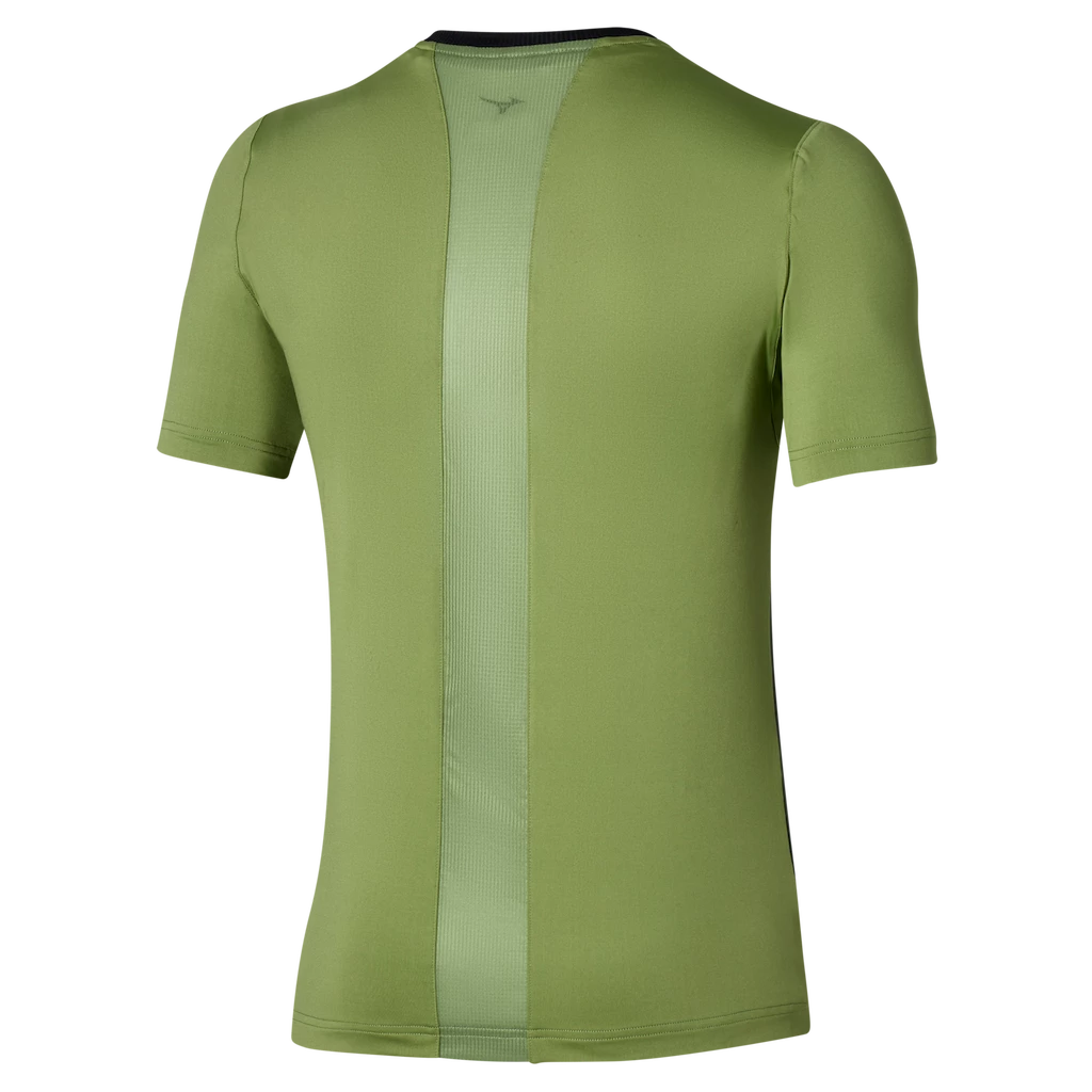 Pánské tričko Mizuno  Release Shadow Graphic Tee Calliste Green