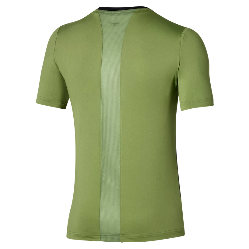 Pánské tričko Mizuno  Release Shadow Graphic Tee Calliste Green S