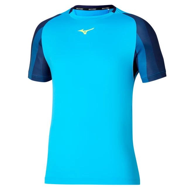 Pánské tričko Mizuno  Release Shadow Tee Jet Blue S