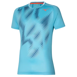 Pánské tričko Mizuno Shadow Graphic Maui Blue