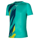 Pánské tričko Mizuno  Shadow Graphic Tee Turquoise M