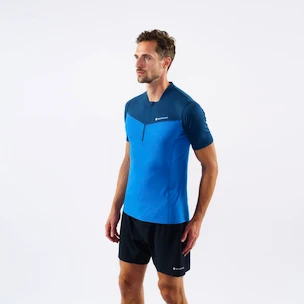 Pánské tričko Montane  Dragon Zip T-Shirt Electric Blue