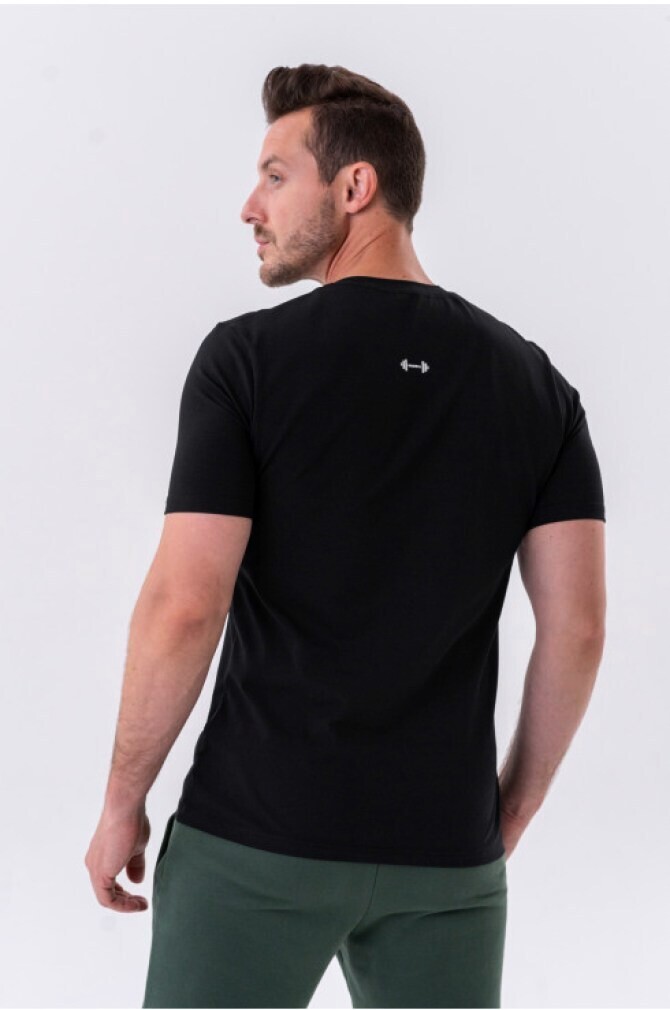 Pánské tričko Nebbia  Classic T-shirt “Reset” 327 black XXL - thumb (1)
