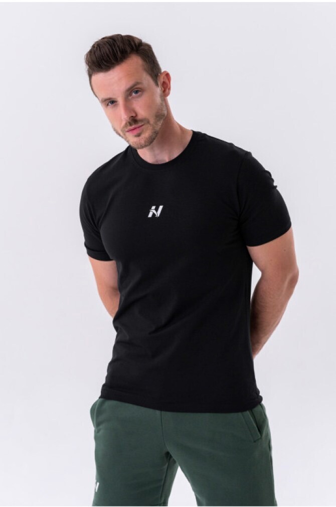 Product detail of Pánské tričko Nebbia  Classic T-shirt “Reset” 327 black XXL
