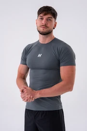 Pánské tričko Nebbia Functional Slim-fit T-shirt 324 grey