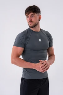 Pánské tričko Nebbia  Functional Slim-fit T-shirt 324 grey XL