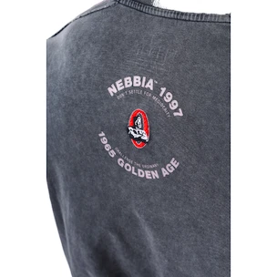 Pánské tričko Nebbia NEBBIA x OLYMPIA Washed Oversized T-Shirt GOLDEN AGE 790 black