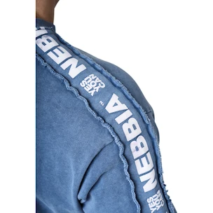 Pánské tričko Nebbia NEBBIA x OLYMPIA Washed Oversized T-Shirt GOLDEN AGE 790 blue