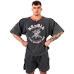 Pánské tričko Nebbia NEBBIA x OLYMPIA Washed Rag Top GOLDEN AGE 788 black
