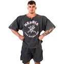 Pánské tričko Nebbia NEBBIA x OLYMPIA Washed Rag Top GOLDEN AGE 788 black