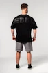 Pánské tričko Nebbia  Oversized Heavyweight Cotton T-shirt NO SHORTCUTS 354 black