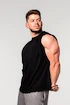 Pánské tričko Nebbia  Oversized Heavyweight Cotton T-shirt NO SHORTCUTS 354 black