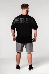 Pánské tričko Nebbia  Oversized Heavyweight Cotton T-shirt NO SHORTCUTS 354 black