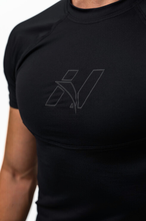 Pánské tričko Nebbia Performance+ Workout Compression T-shirt ENDURANCE 346 black XXL - thumb (3)