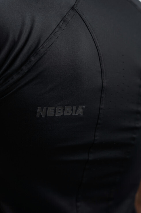 Pánské tričko Nebbia Performance+ Workout Compression T-shirt ENDURANCE 346 black XXL - thumb (4)