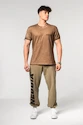 Pánské tričko Nebbia  Washed-off Cotton T-shirt MAX OUT 357 Light Brown