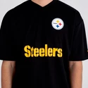 Pánské tričko New Era Wordmark Oversized NFL Pittsburgh Steelers