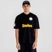 Pánské tričko New Era  Wordmark Oversized NFL Pittsburgh Steelers S