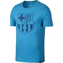 Pánské tričko Nike Crest FC Barcelona světle modré