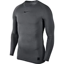Pánské tričko Nike Pro Top LS Compression Carbon Heather