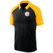 Pánské tričko Nike Raglan Polo NFL Pittsburgh Steelers