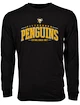 Pánské tričko s dlouhým rukávem Levelwear Mesh Text NHL Pittsburgh Penguins