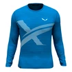 Pánské tričko Salewa  X-Alps Tech Cloisonne Blue Melange